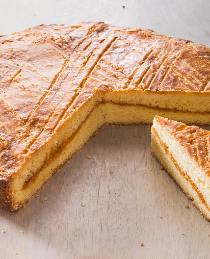 Gâteau Breton with Apricot Filling