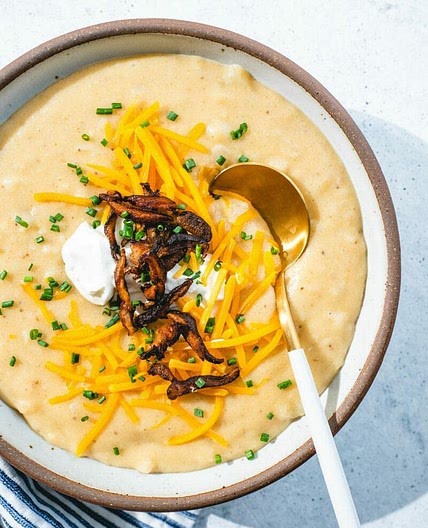 Easy Potato Soup (No Cream! No Blender!)