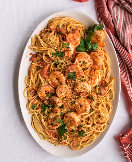 Shrimp Fra Diavolo with Pasta