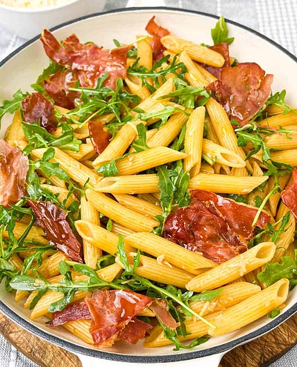 Easy Pasta With Crispy Prosciutto