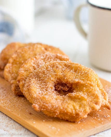 Fried Battered Apple Rings