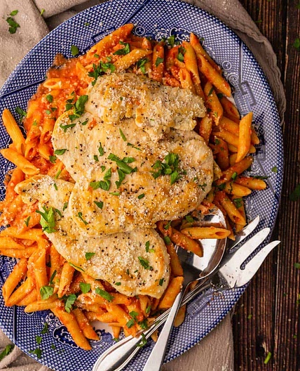 Penne alla Vodka with Chicken