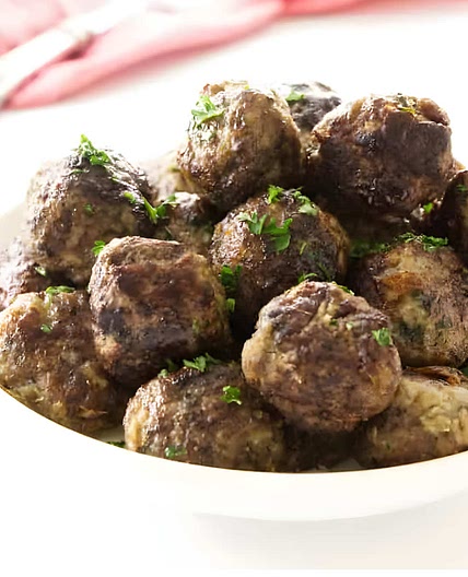 Beef and Sausage Meatballs