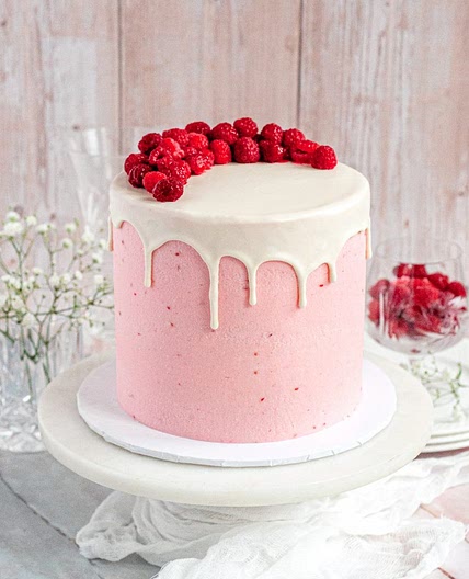 Gluten-Free Raspberry Cake (Dairy-Free)