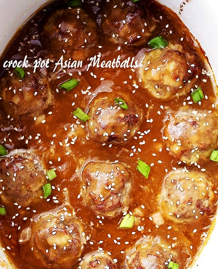 Crock Pot Asian Meatballs
