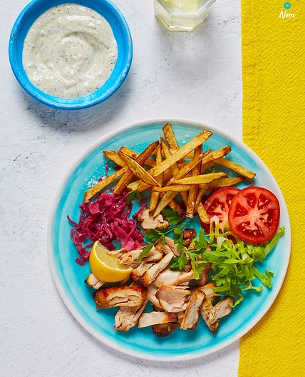 Chicken Gyros Kebabs | Slimming & Weight Watchers Friendly