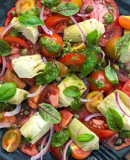 Tomato Artichoke Salad