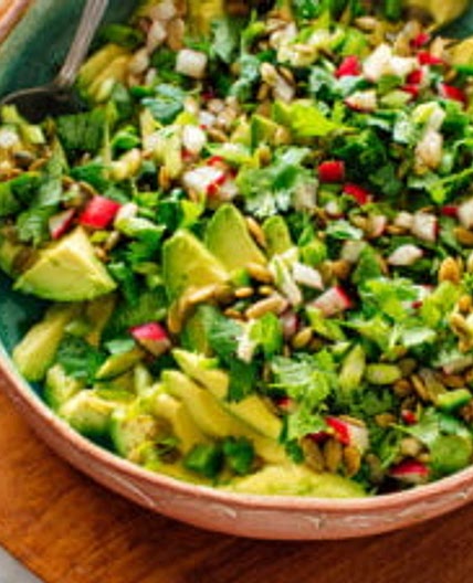 Fresh Herbed Avocado Salad