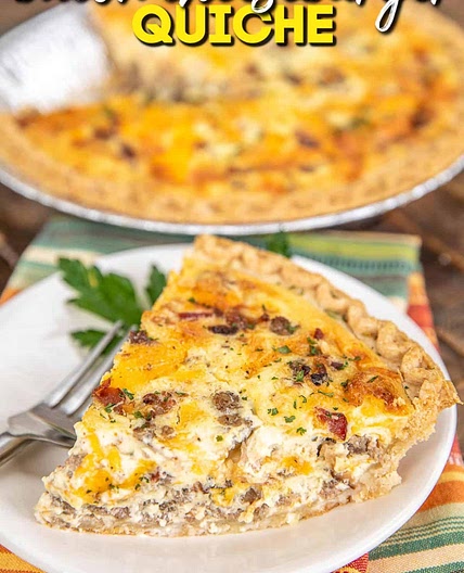 Bacon Cheeseburger Quiche