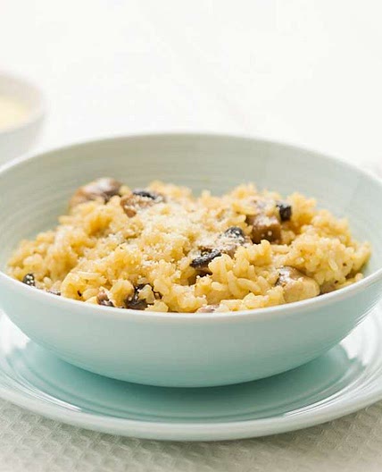Classic mushroom risotto