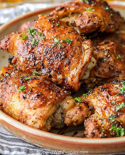 Baked Chicken Thighs