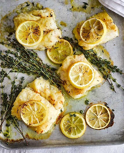 Baked cod