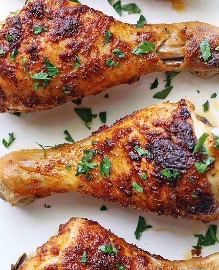 Crispy-Skinned Baked Chicken Drumsticks