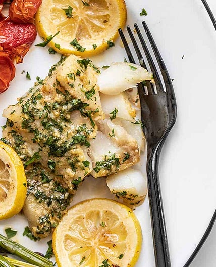 Garlic Butter Baked Cod