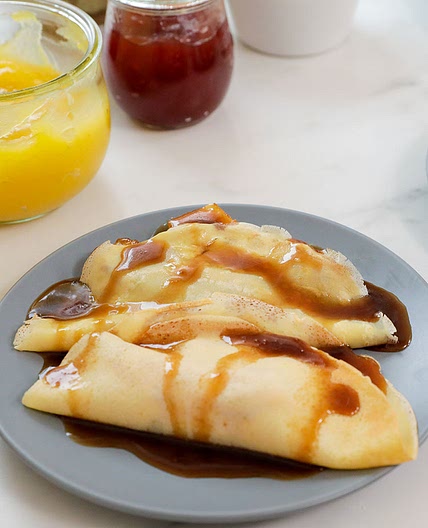 Bananas Foster Crepes