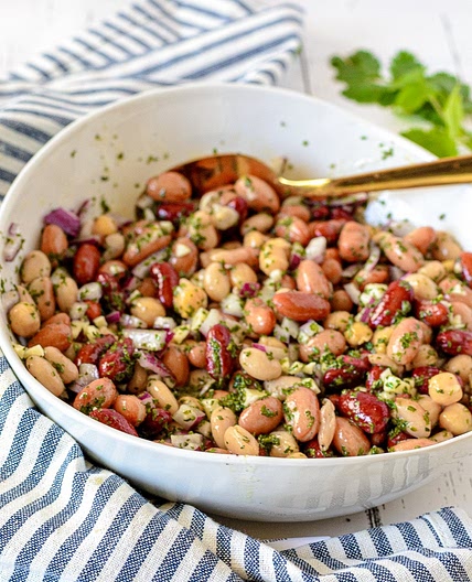 Heart Healthy Mixed Bean Salad Recipe