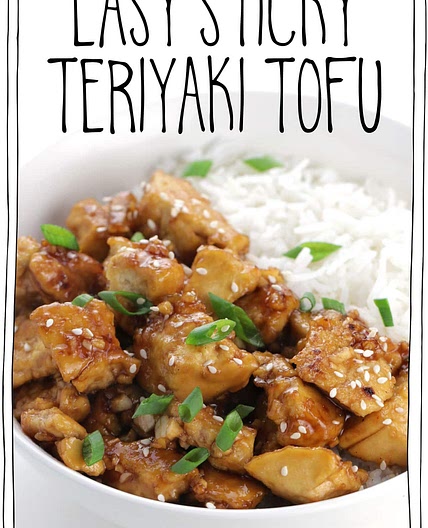 Easy Sticky Teriyaki Tofu