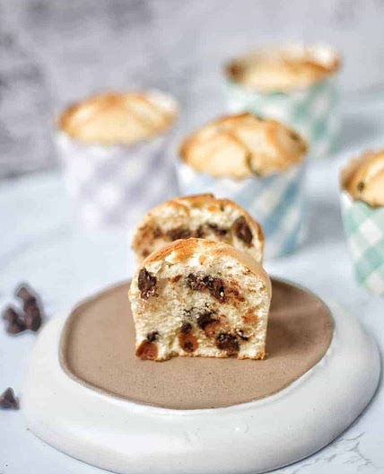 Chocolate chip muffin no milk