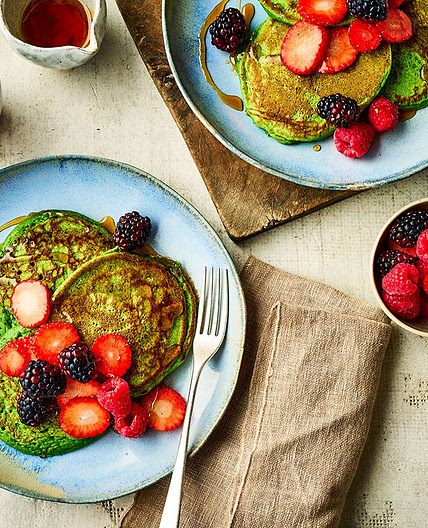 Spinach pancakes
