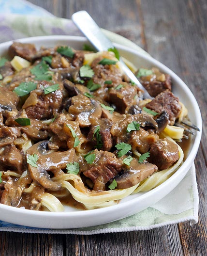 Paleo Beef Stroganoff