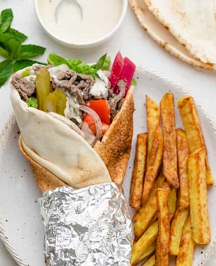 Beef Shawarma Wrap