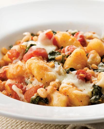Skillet Gnocchi with Chard & White Beans