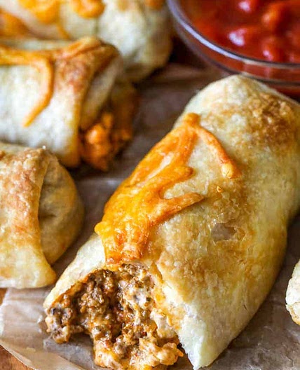 Cheesy Taco Pockets