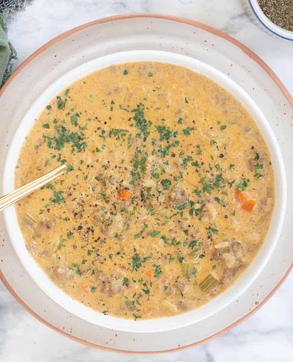 Hamburger Rice Soup