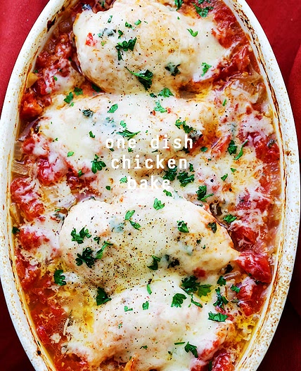 One Dish Chicken Bake