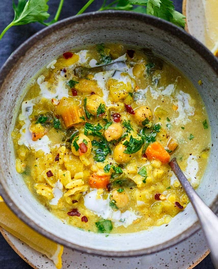 Golden Chickpea Soup Recipe
