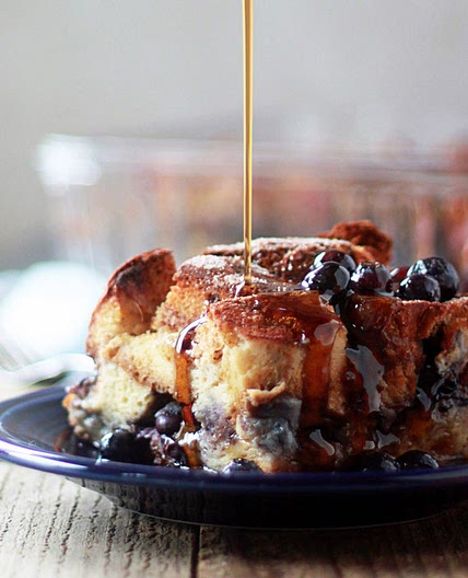 Cinnamon Blueberry Overnight French Toast