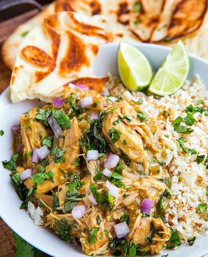 Slow Cooker Thai Basil Chicken Curry