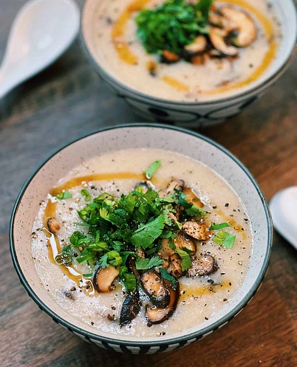Mushroom congee