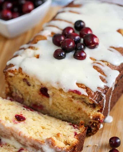 Cranberry Eggnog Bread