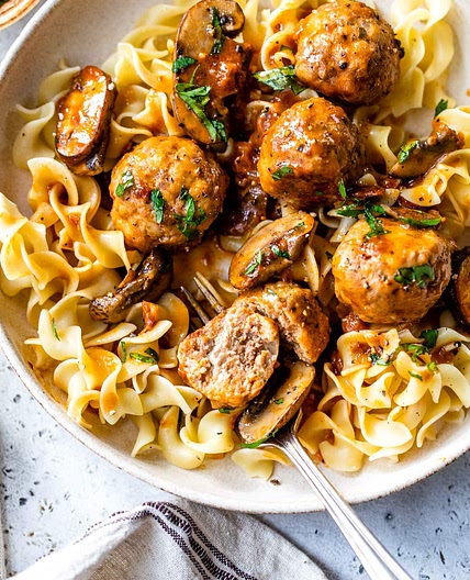 Salisbury Steak Meatballs (Instant Pot, Stove Top, Slow Cooker)