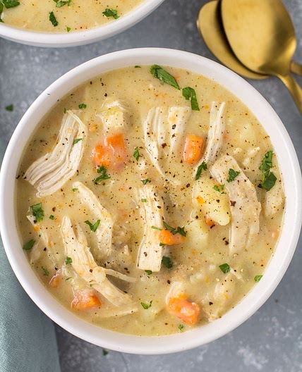 Stove Top, Crock Pot, or Instant Pot Chicken Pot Pie Soup