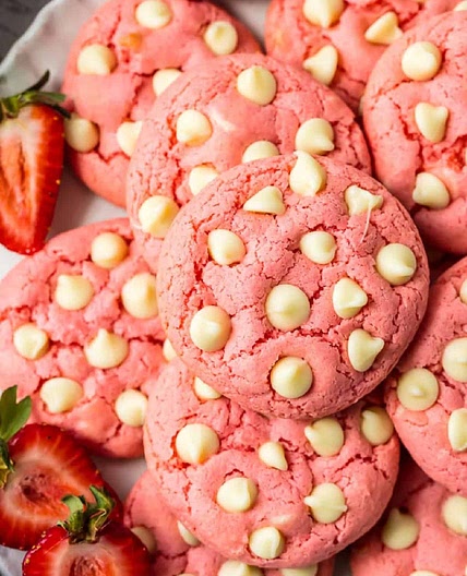 Strawberry Cookies Recipe