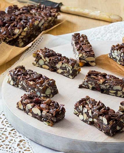 Chocolate energy bars