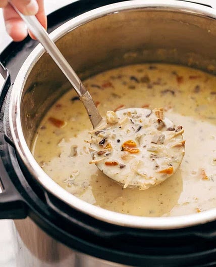 Instant Pot Chicken Wild Rice Soup