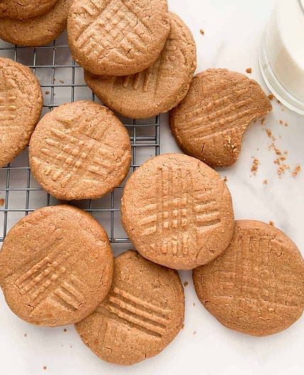 2 Ingredient Peanut Butter Cookies