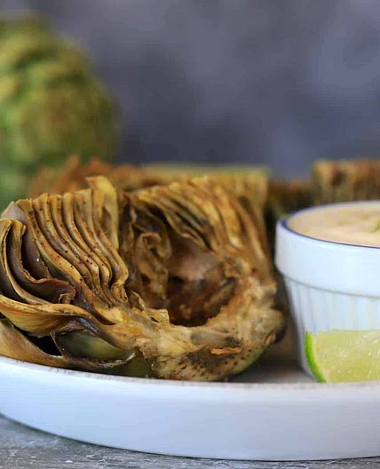 Low Carb Air Fryer Artichokes