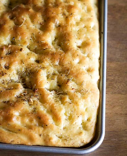 Garlic and Rosemary Focaccia Bread