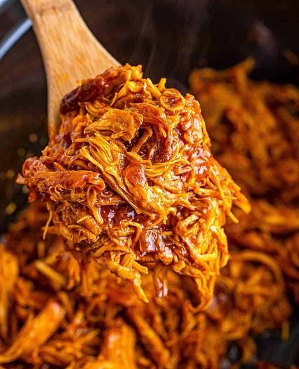 Crock Pot Shredded BBQ Chicken