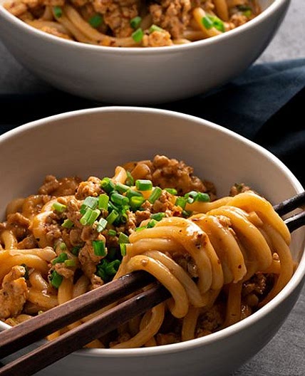 Quick Chicken and Peanut Udon | Marion's Kitchen