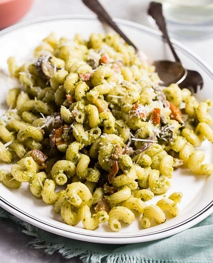 Pesto Cavatappi (Noodles & Company Copycat)