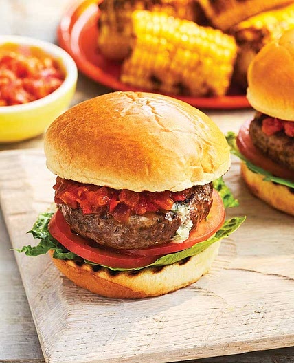 Barbecue beef burger