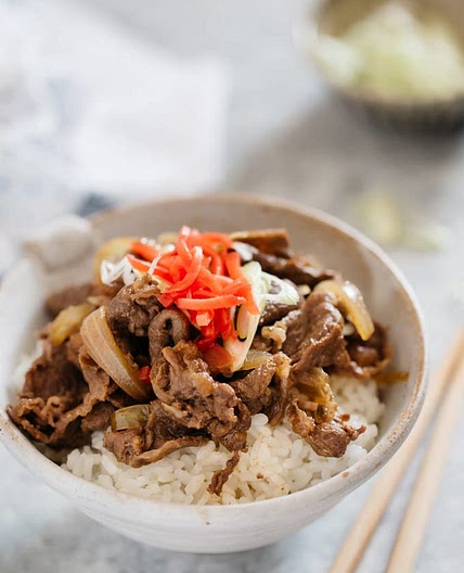Gyudon Japanese Beef Bowls