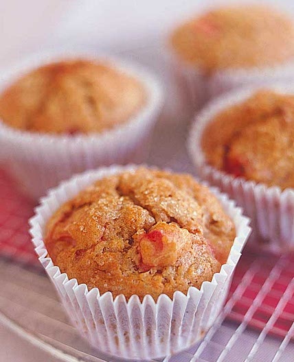 Rhubarb muffins