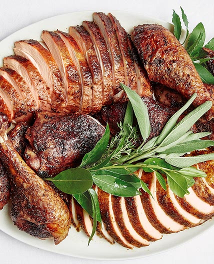 Spiced and Glazed Roast Turkey