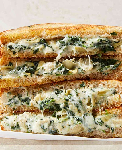 Spinach-&-Artichoke-Dip Grilled Cheese
